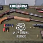 Numerosas armas y municiones fueron incautadas por Carabineros en población Orval.